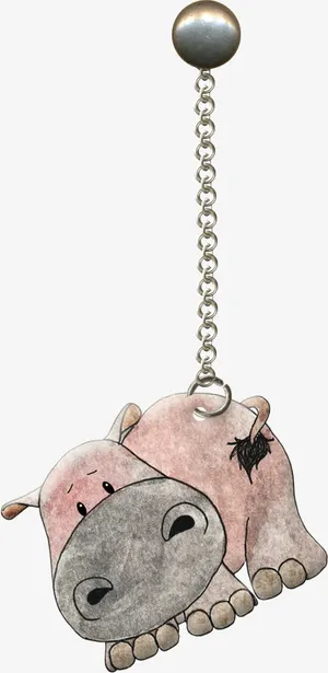 小牛吊坠免抠