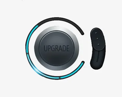 黑色光效开关免抠