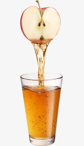 苹果汁 苹果鲜榨免抠