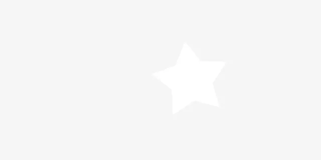 白色星星装饰元素免抠