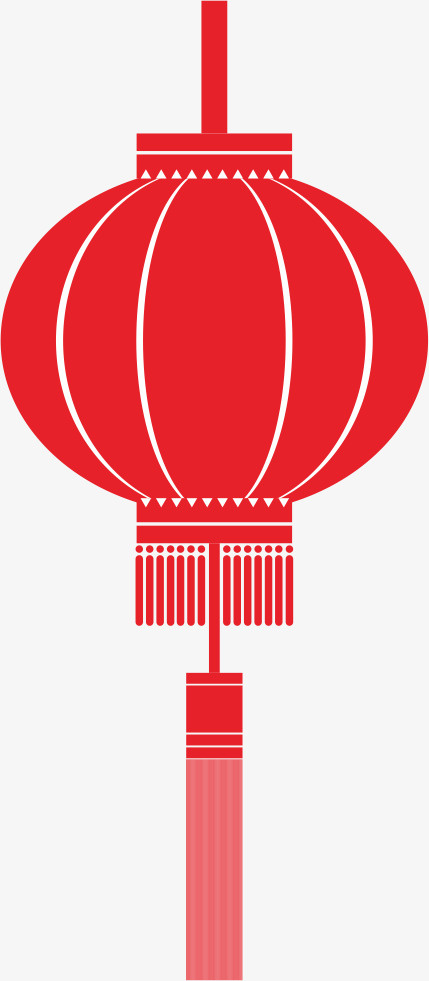 中国风红色灯笼免扣免抠