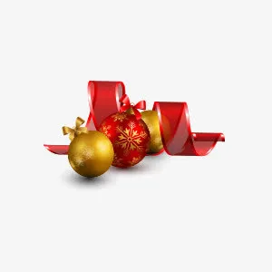 彩球和彩带免抠