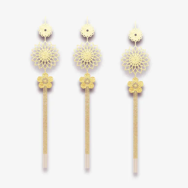 中国风三个中国结免抠