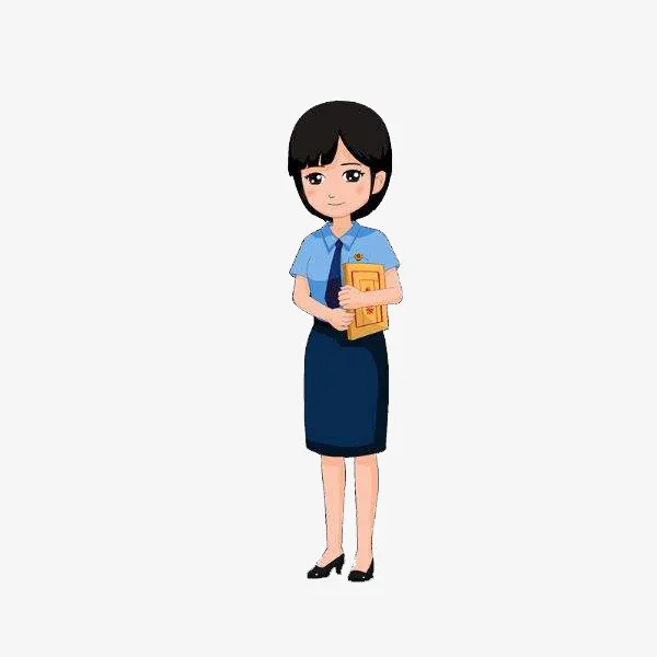 微笑的女检察官免抠
