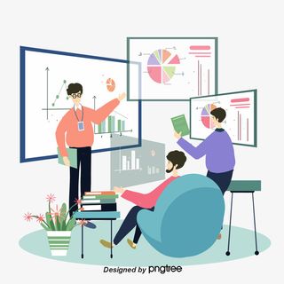 扁平风卡通免抠