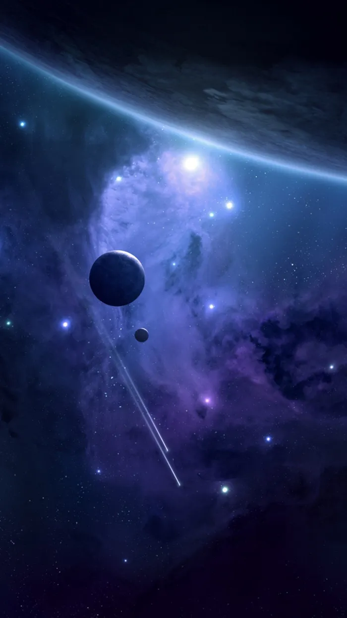 浪漫大气宇宙h5背景高清