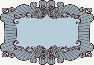 复古边框免抠