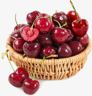 水珠红樱桃免抠