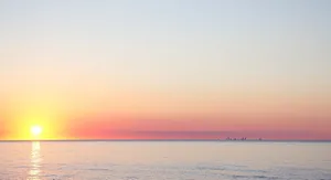 落日黄昏大海天空大图背景设计素材图片下载桌面壁纸高清