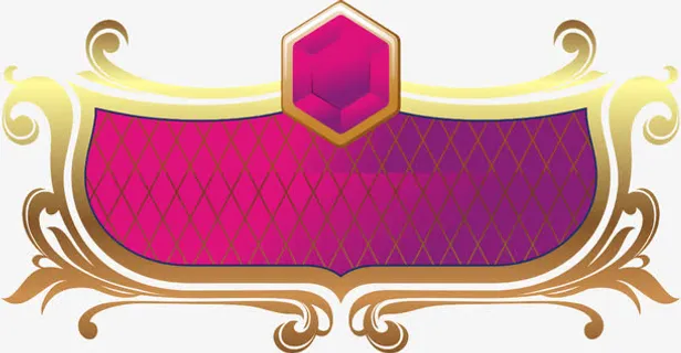 欧美时尚边框免抠