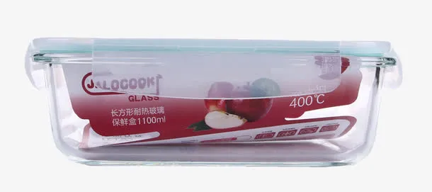 密封饭盒玻璃盒免抠