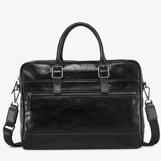 皮尔卡丹黑色真皮包免抠