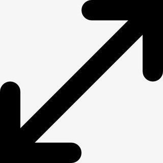 箭头双点对角图标免抠