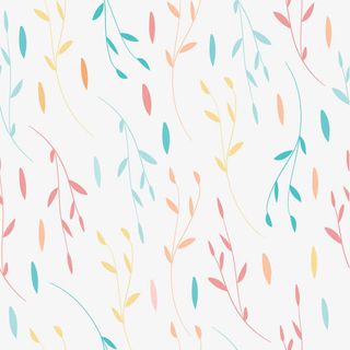 矢量彩色叶子免抠