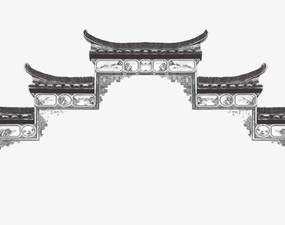 中式建筑免抠
