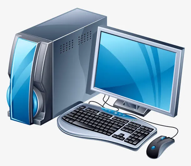 卡通质感电脑免抠