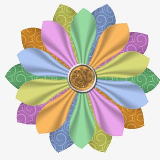 钻石芯布花瓣免抠