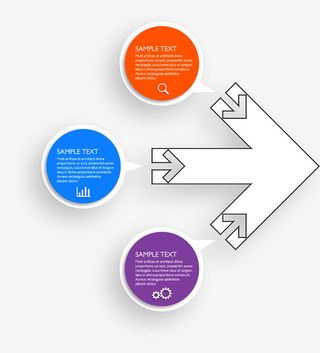商务信息图表示意图免抠