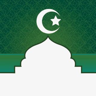 绿伊斯兰建筑免抠