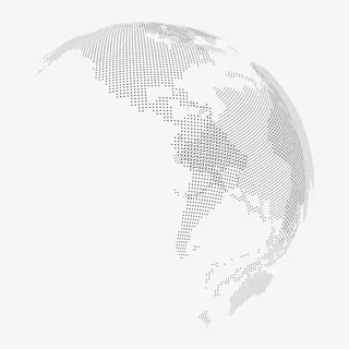 立体感科技感地图免抠