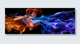 黑色动感火焰背景高清