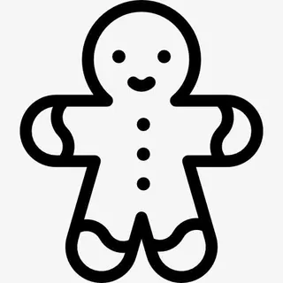 姜饼人图标免抠