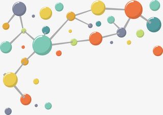 彩色分子结构免抠