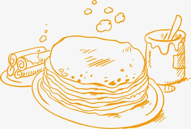 卡通烧饼免抠