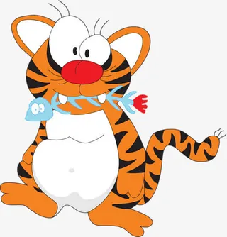 吃鱼的老虎免抠