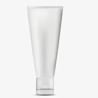 矢量银色洗面奶免抠