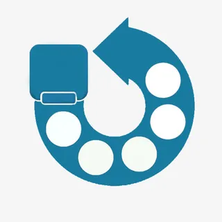 旋转箭头PPT装饰图案免抠