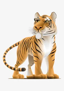 卡通老虎免抠