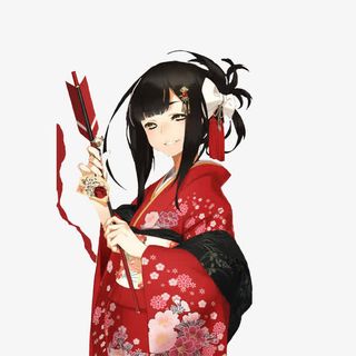 日本和服女子免抠