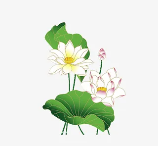 文艺清新花草花环海报设计装饰免抠