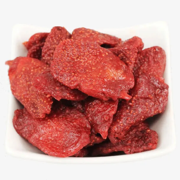 草莓干美食免抠