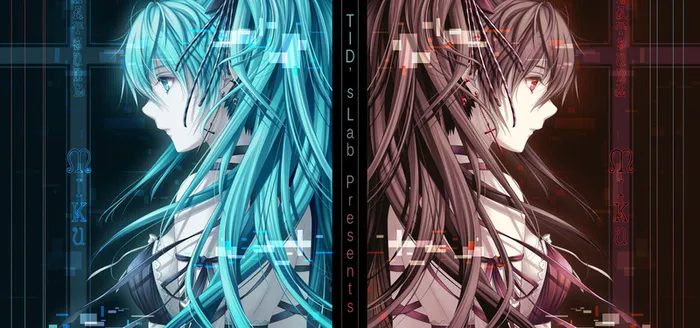 动漫初音 动漫店铺装修 固定背景素材高清