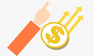 金币手势金融免抠