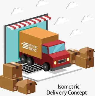 网络物流下单免抠