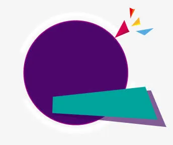 扁平标题底版免抠