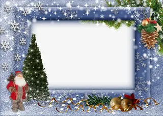 圣诞装饰边框素材免抠