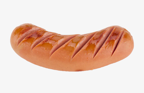 手绘烧烤香肠免抠