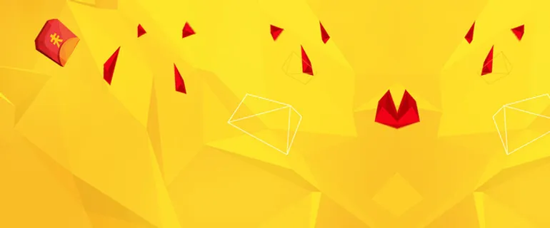 黄色扁平背景高清