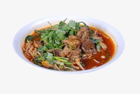 美味香辣兰州拉面免抠