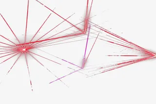 红色激光射线免抠