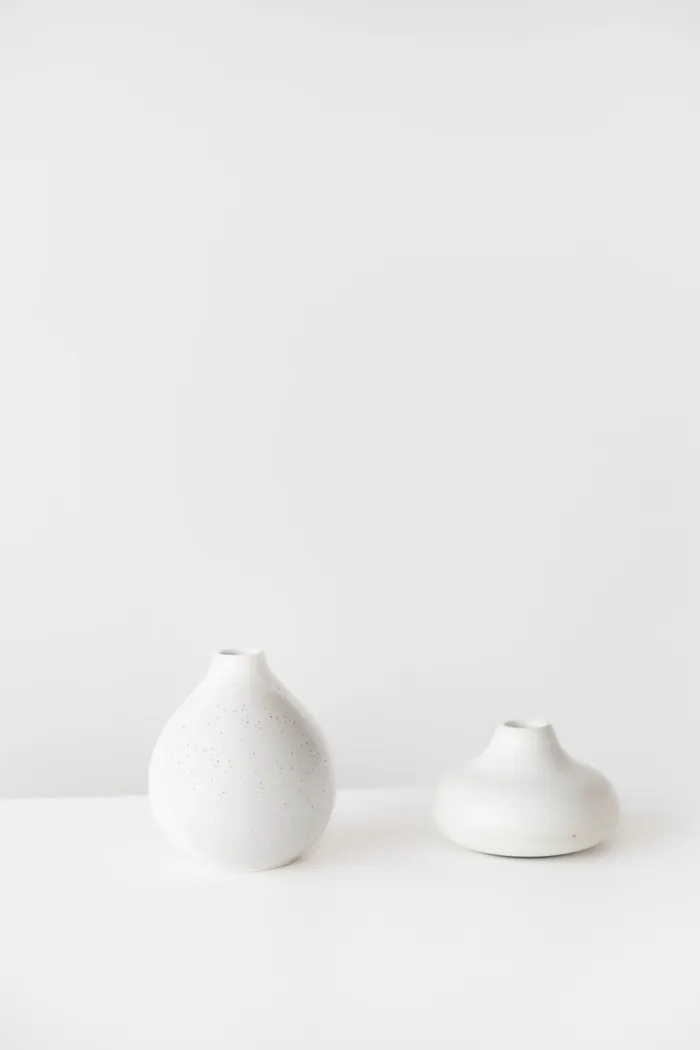 纯白，简约，花瓶，瓶摘高清