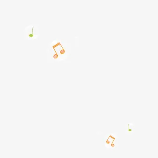 漂浮音符免抠