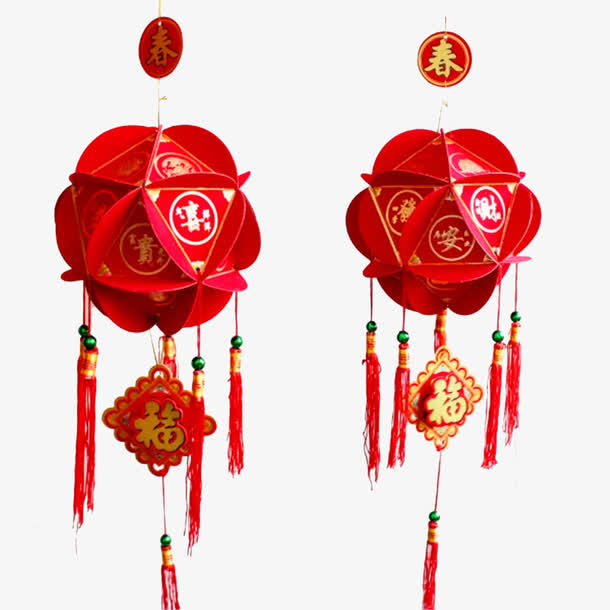 红色灯笼免抠