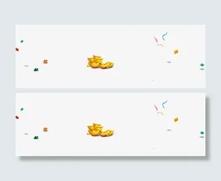 金元宝装饰元素免抠