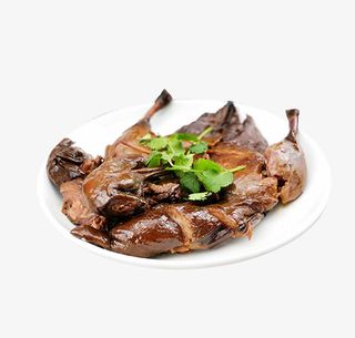 酱香坂鸭 酱油免抠