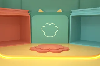 C4D简约海报背景3高清